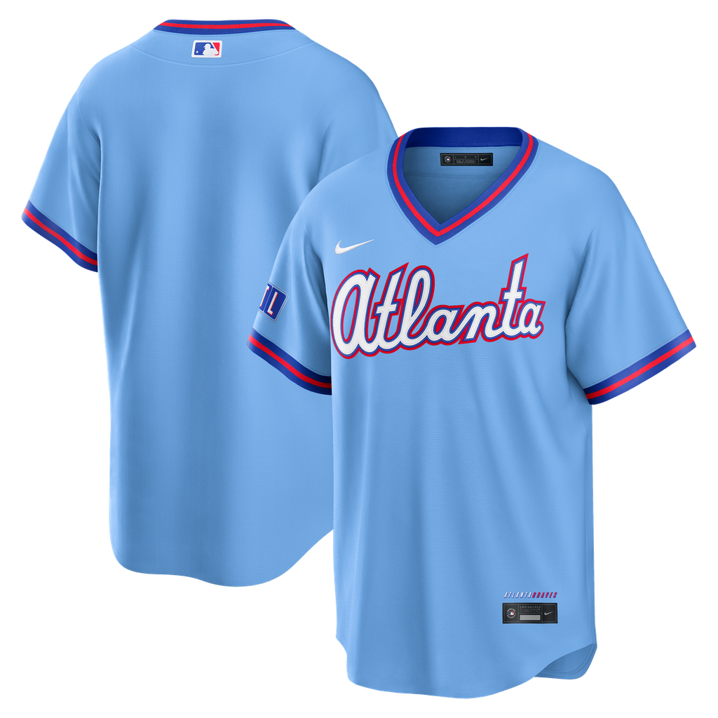 Atlanta Braves Nike 2026 City Connect Stadium Baseball Jersey - Powder Blue