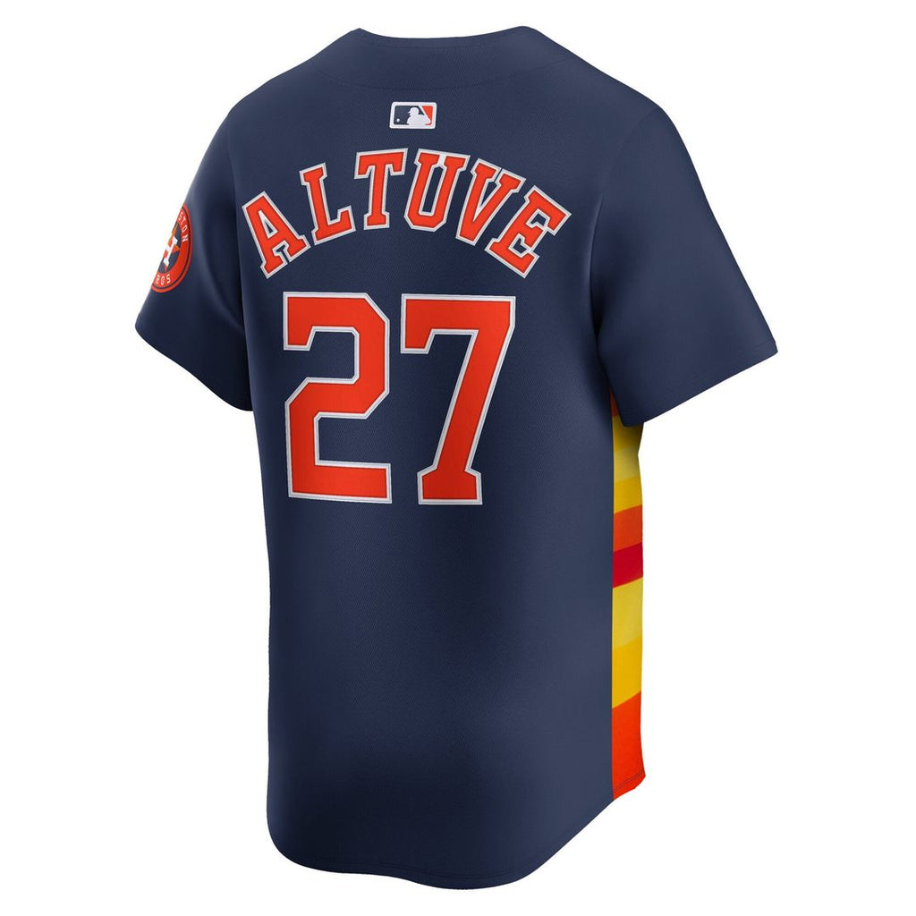 Houston Astros Nike Jose Altuve Alternate Limited Baseball Jersey - Navy