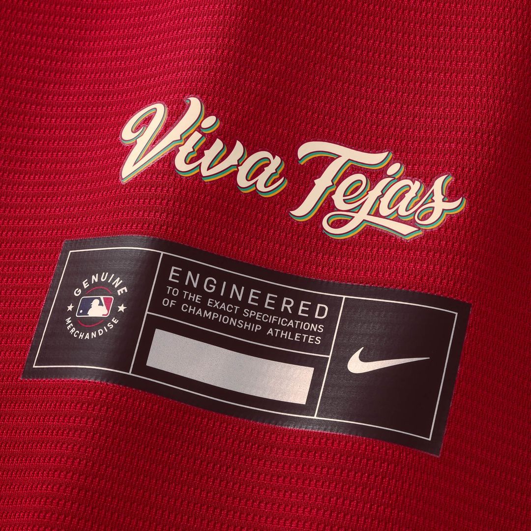 Texas Rangers Nike Brandon Nimmo 2026 City Connect Stadium Baseball Jersey - Red
