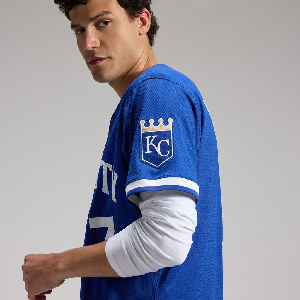 Kansas City Royals Nike Bobby Witt Jr. Home Elite Baseball Jersey - White
