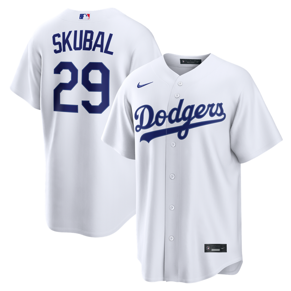 Los Angeles Dodgers Nike Tarik Skubal Home Replica Baseball Jersey - White