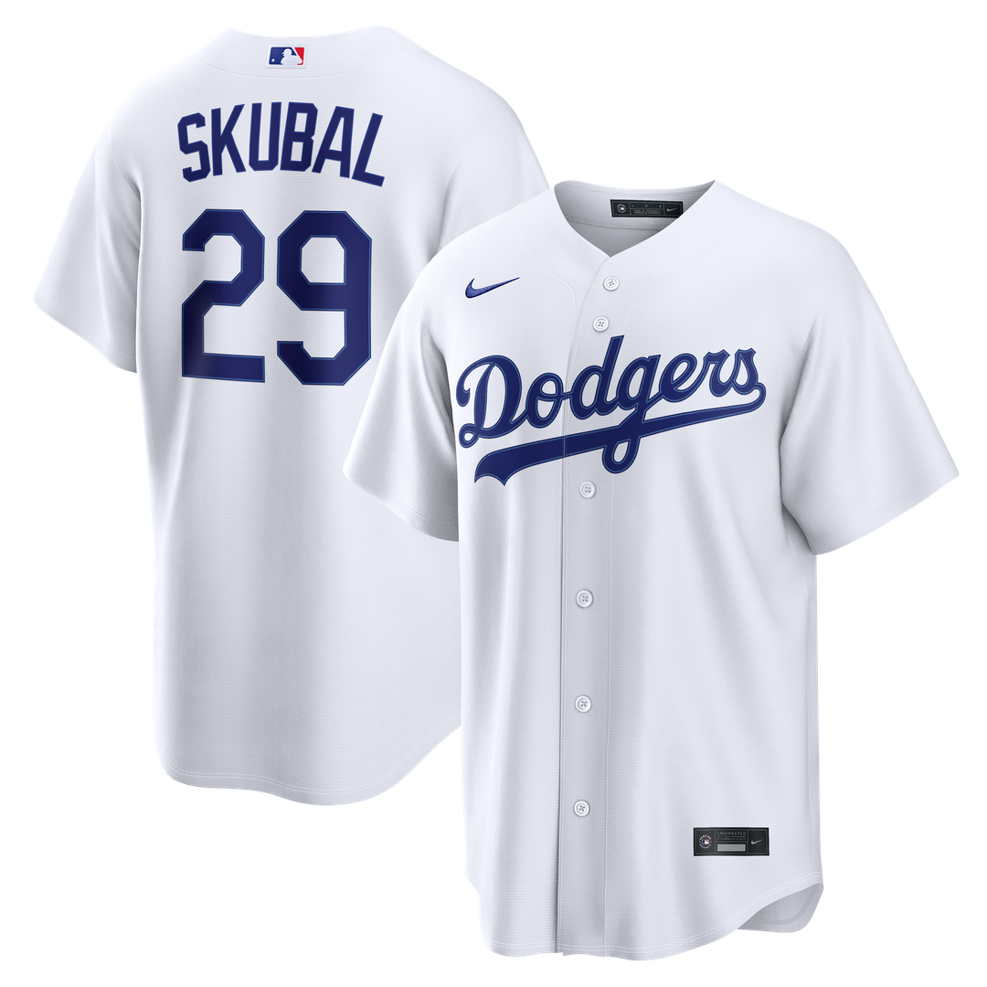 Los Angeles Dodgers Nike Tarik Skubal Home Replica Baseball Jersey - White