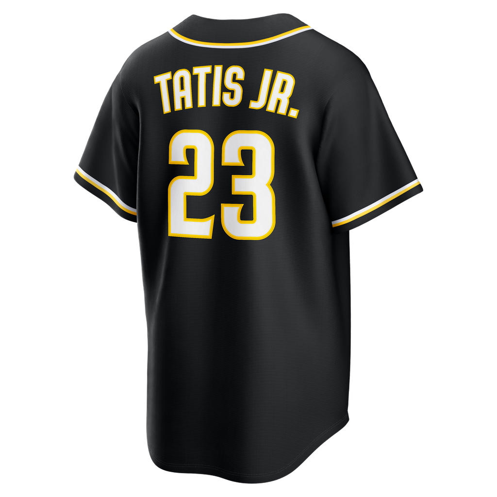 San Diego Padres Nike Fernando Tatis Jr. Fashion Replica Black Out Baseball Jersey