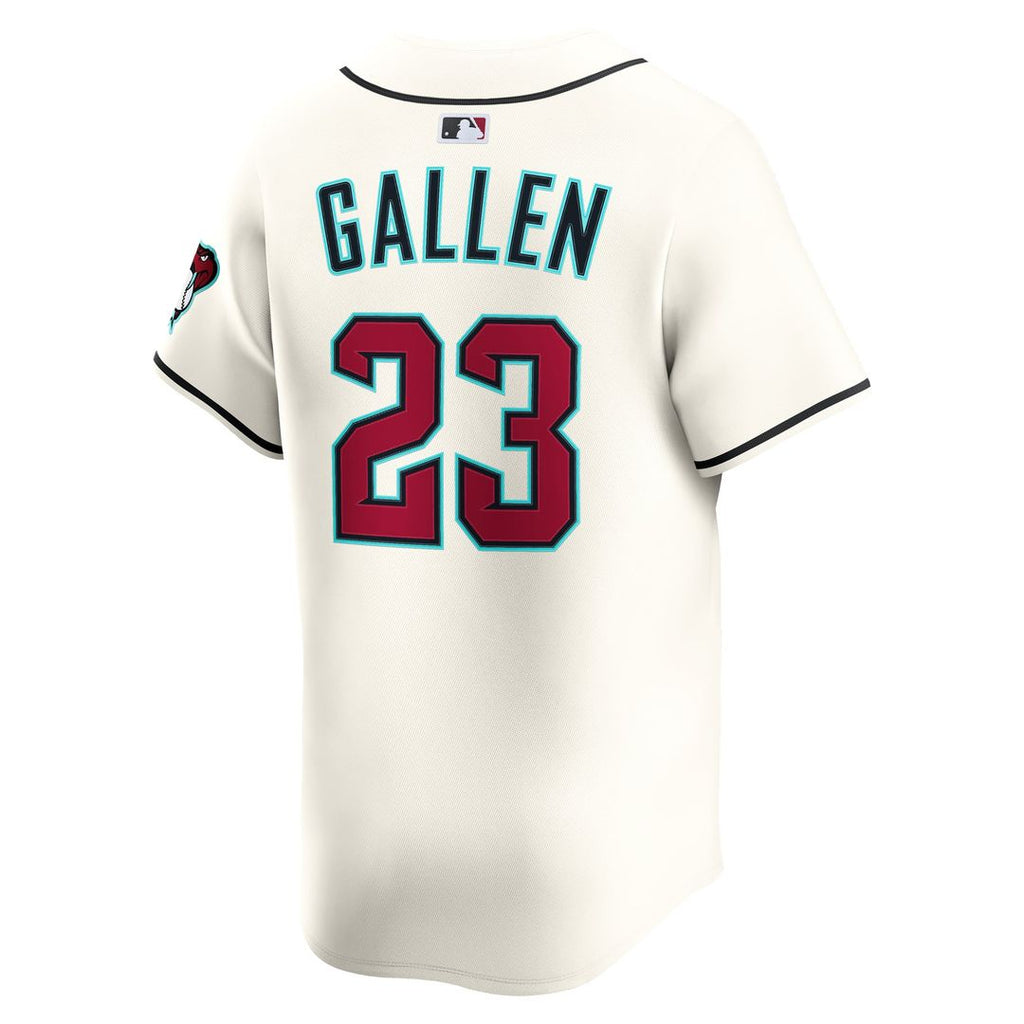 Arizona Diamondbacks Nike Zac Gallen Home Limited Baseball Jersey - Cream