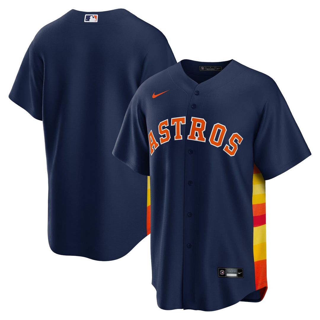 Houston Astros Nike Home Replica Team Baseball Jersey - White