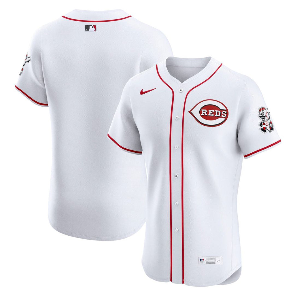 Cincinnati Reds Nike Home Elite Baseball Jersey - White