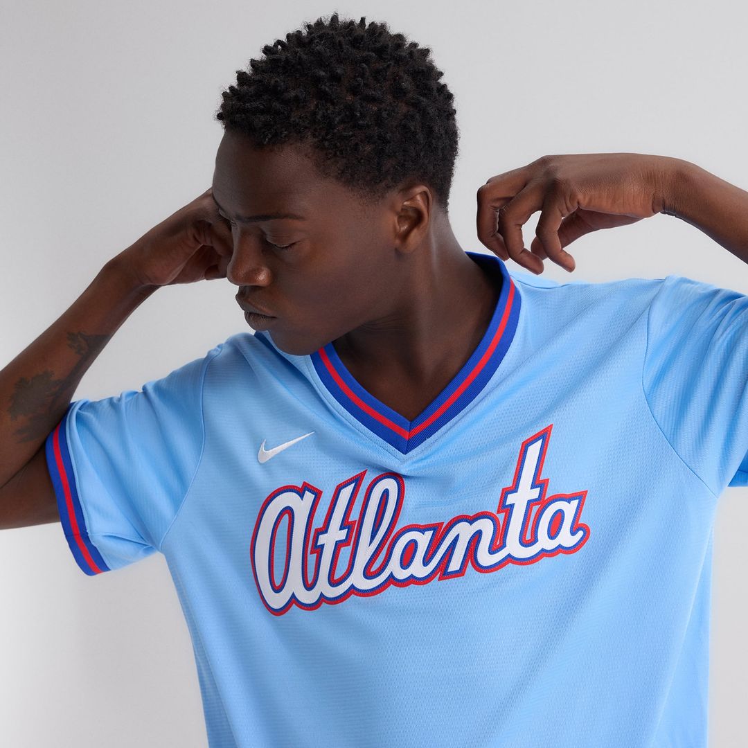 Atlanta Braves Nike 2026 City Connect Stadium Baseball Jersey - Powder Blue