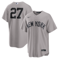 New York Yankees Nike Giancarlo Stanton Road Replica Baseball Jersey - Gray