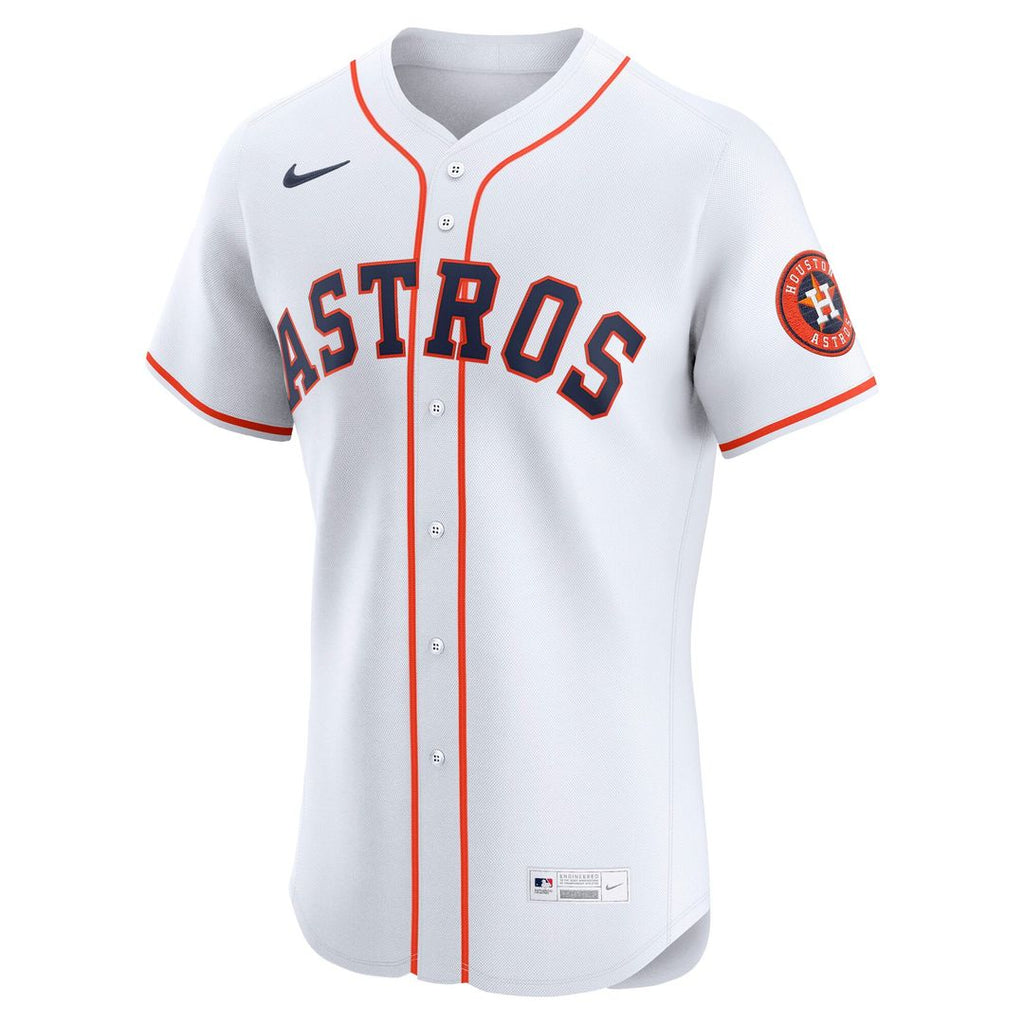 Houston Astros Nike Home Elite Baseball Jersey - White