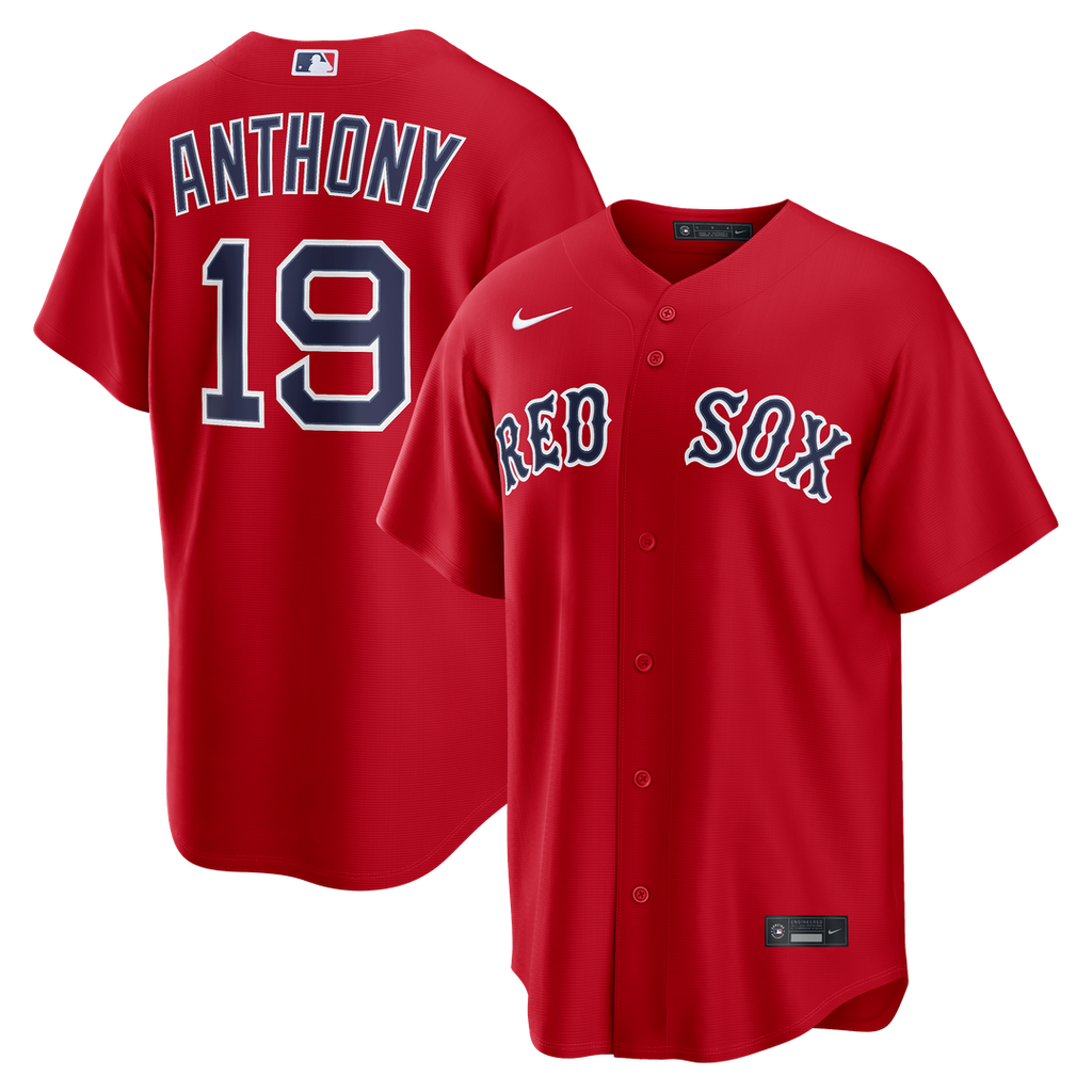 Boston Red Sox Nike Roman Anthony Alternate Replica Baseball Jersey - Red