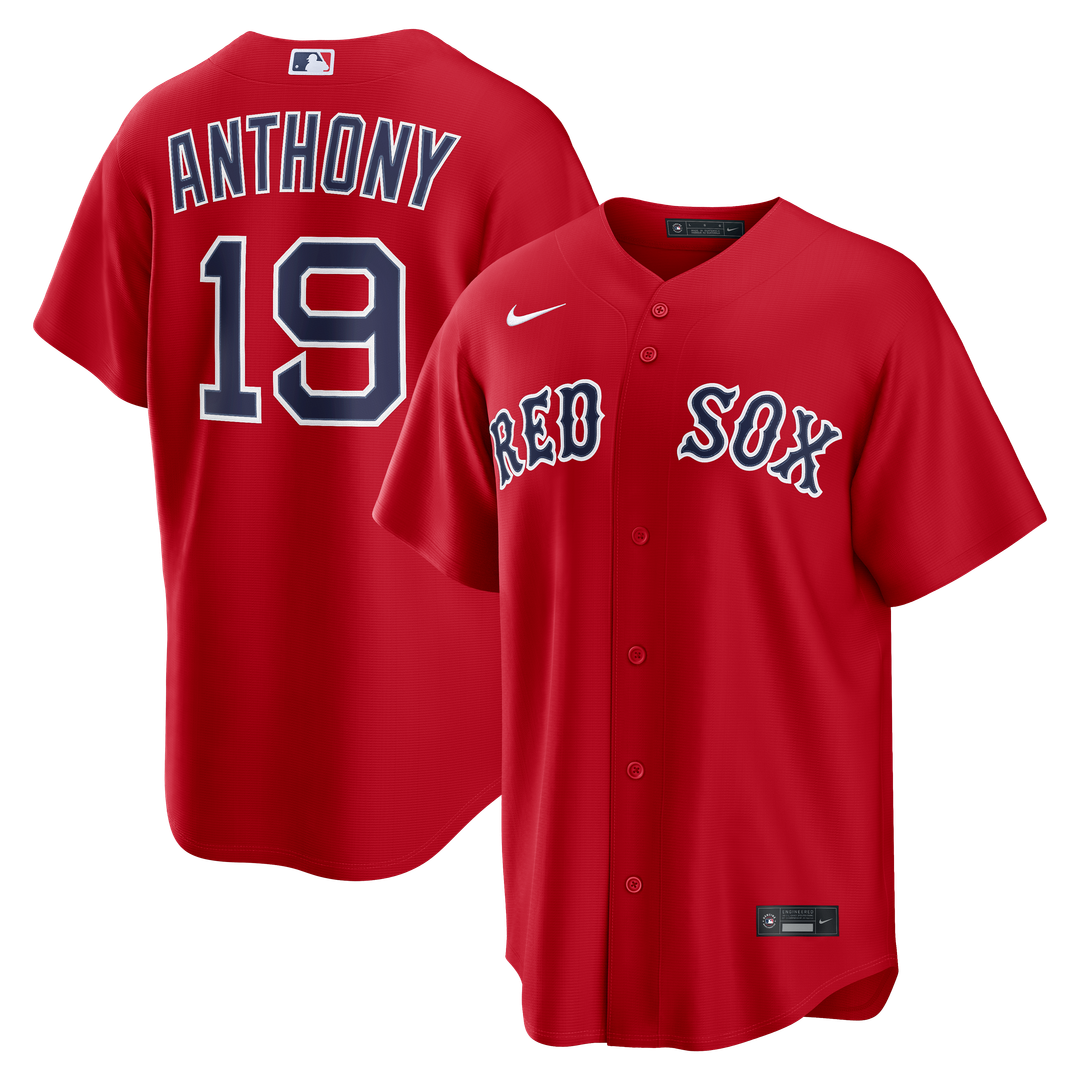 Boston Red Sox Nike Roman Anthony Alternate Replica Baseball Jersey - Red