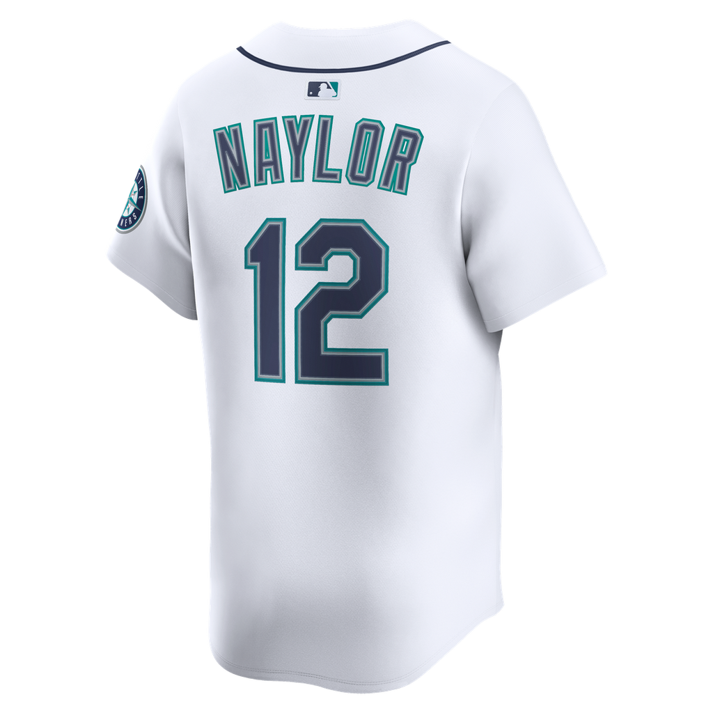 Seattle Mariners Nike Josh Naylor Home Limited Baseball Jersey - White