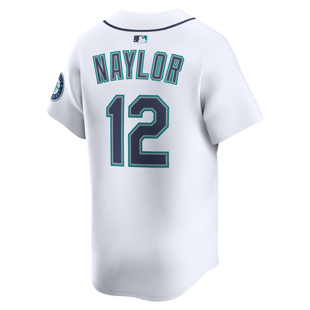 Seattle Mariners Nike Josh Naylor Home Limited Baseball Jersey - White