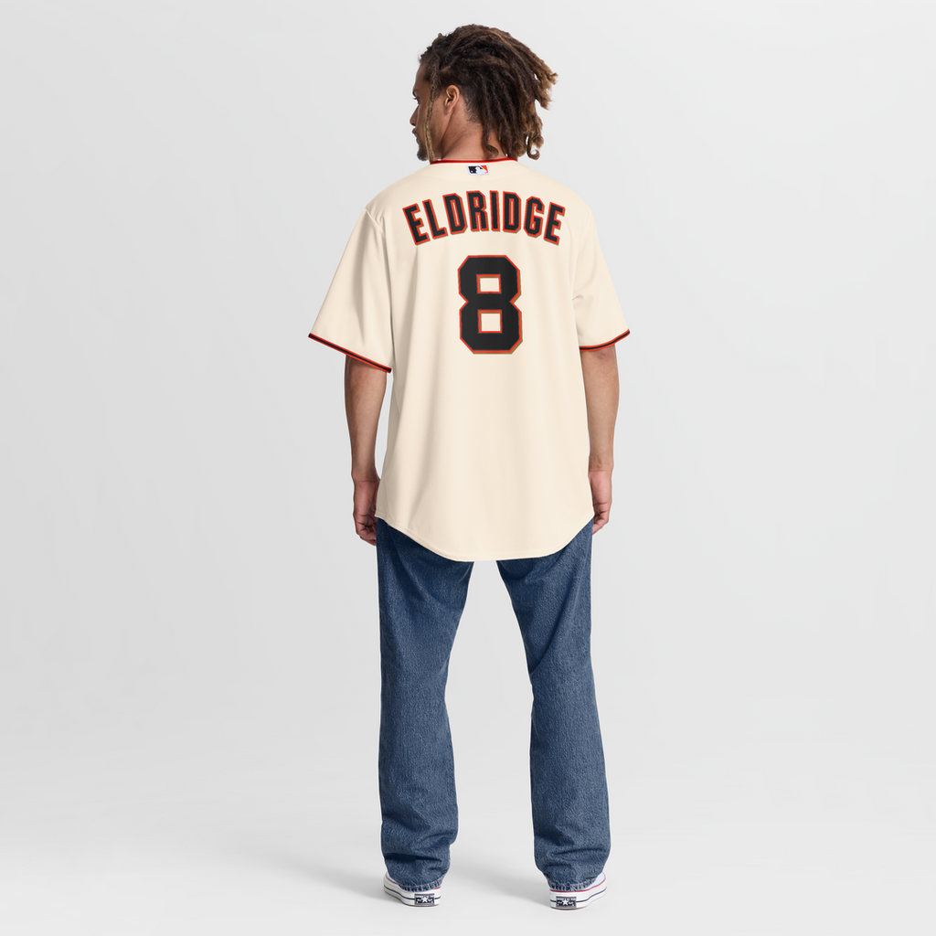 San Francisco Giants Nike Bryce Eldridge Home Replica Baseball Jersey - Cream