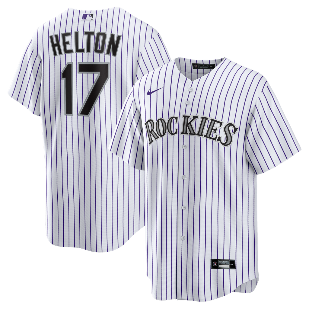 Colorado Rockies Nike Todd Helton Home Retired Player Replica Baseball Jersey - White