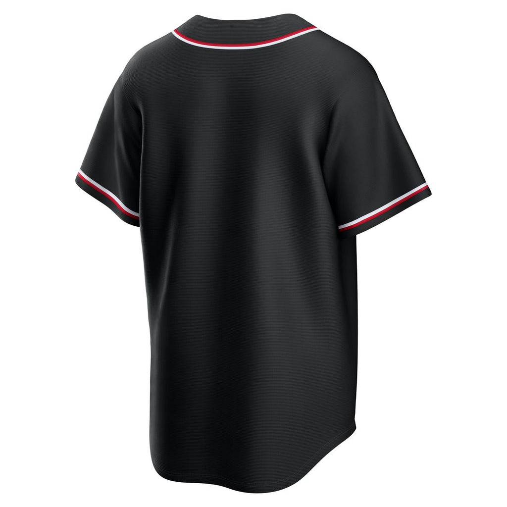 Cleveland Guardians Nike Fashion Replica Black Out Baseball Jersey