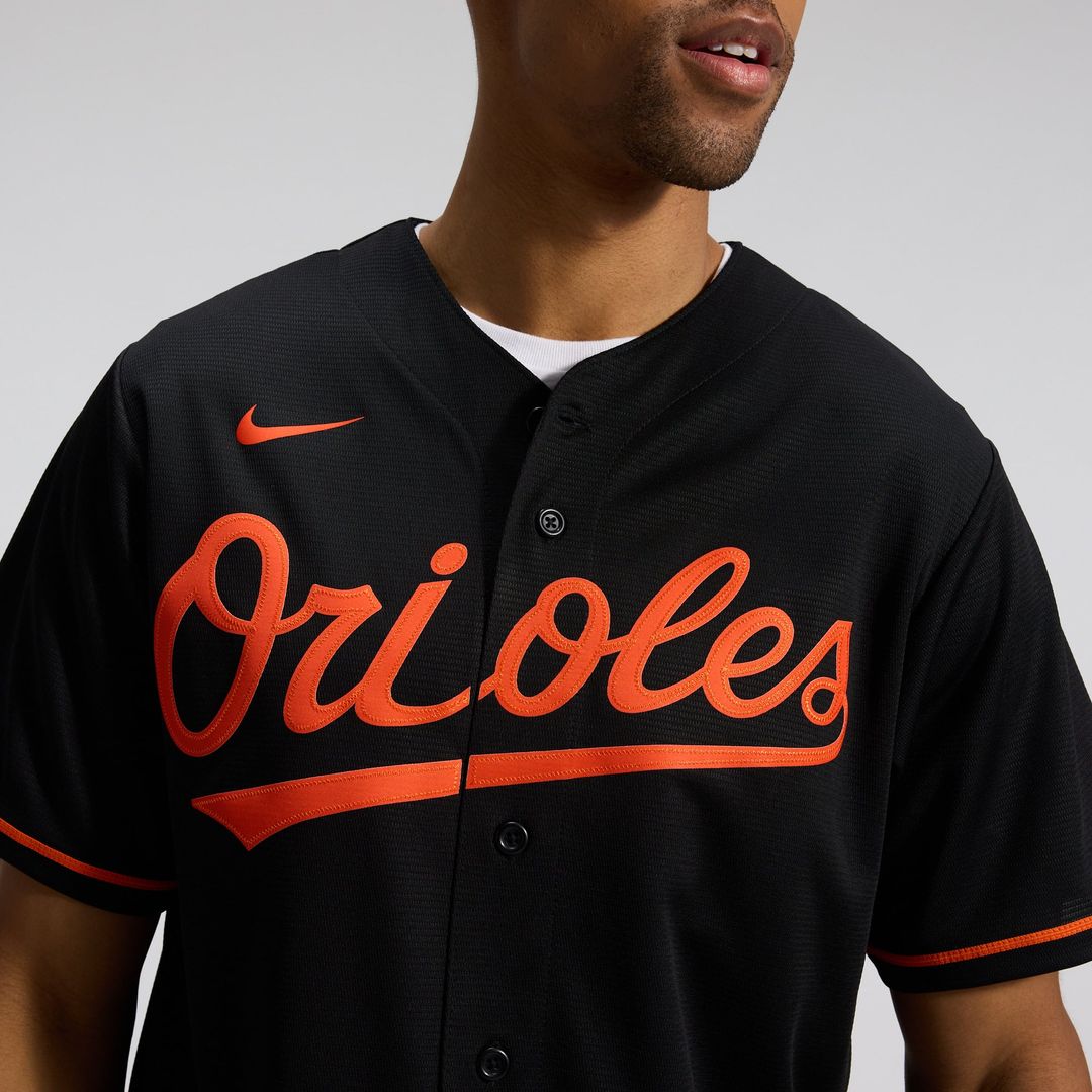 Baltimore Orioles Nike Alternate Replica Team Baseball Jersey - Black
