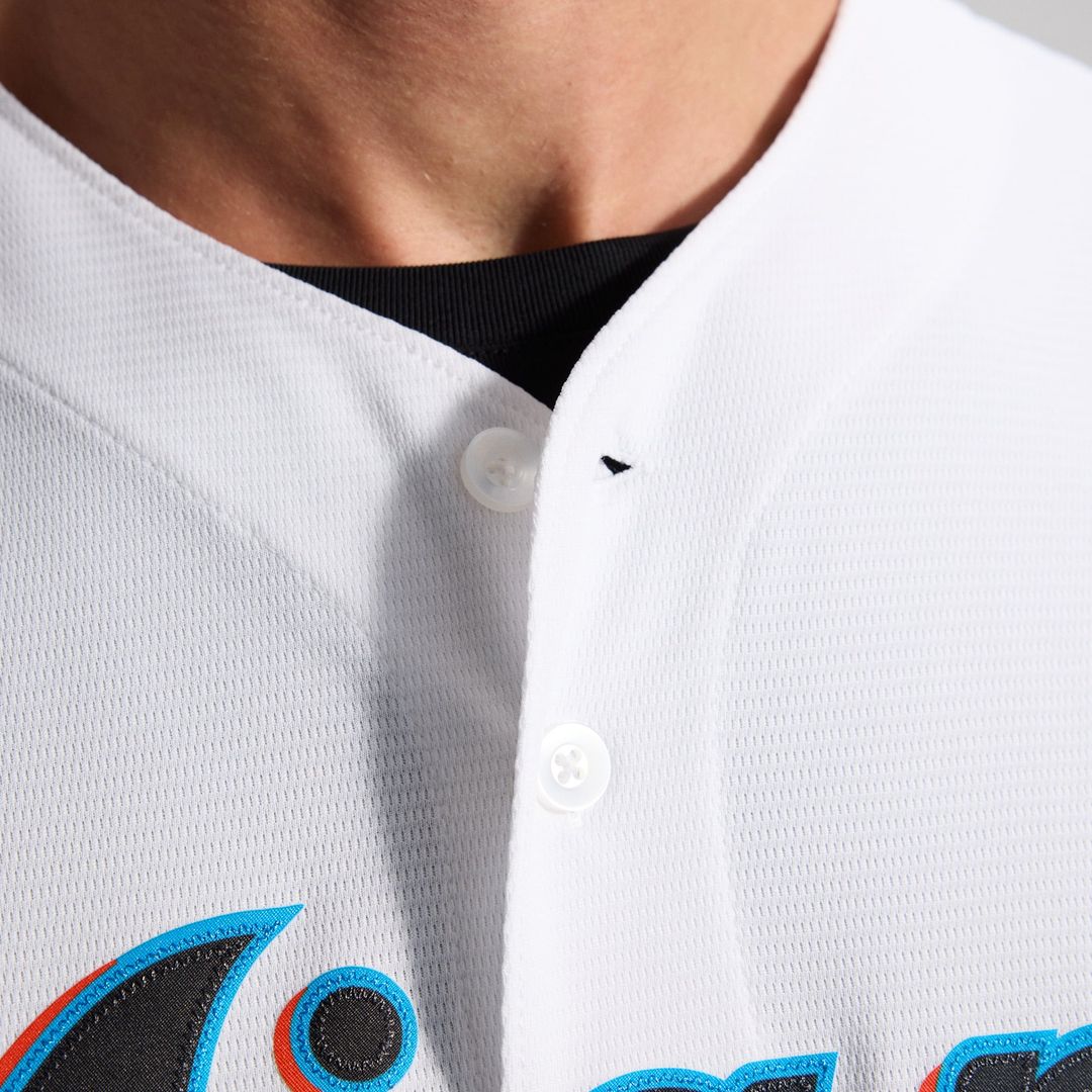 Miami Marlins Nike Home Replica Team Baseball Jersey - White