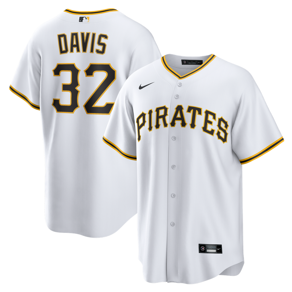 Pittsburgh Pirates Nike Henry Davis Home Replica Baseball Jersey - White