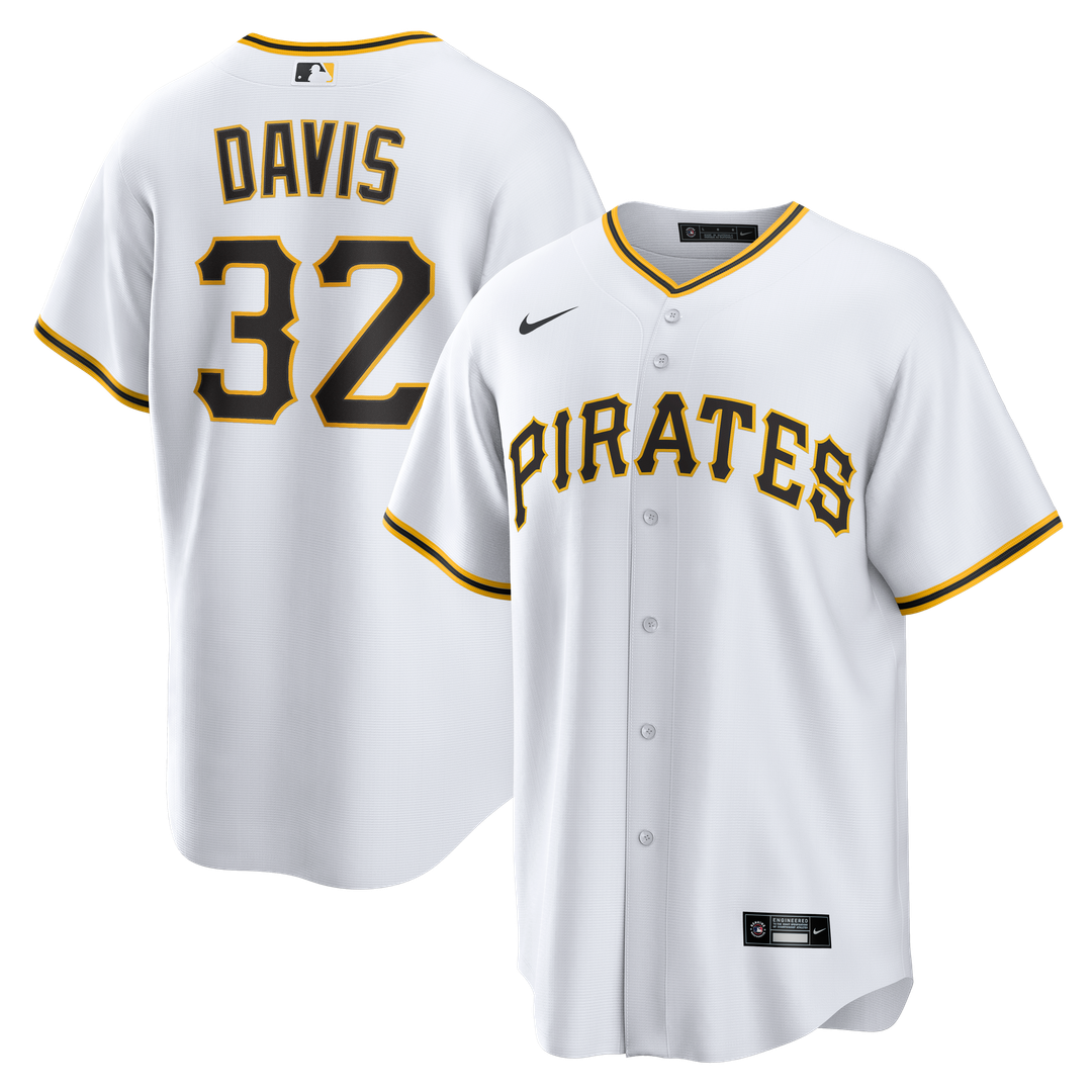 Pittsburgh Pirates Nike Henry Davis Home Replica Baseball Jersey - White