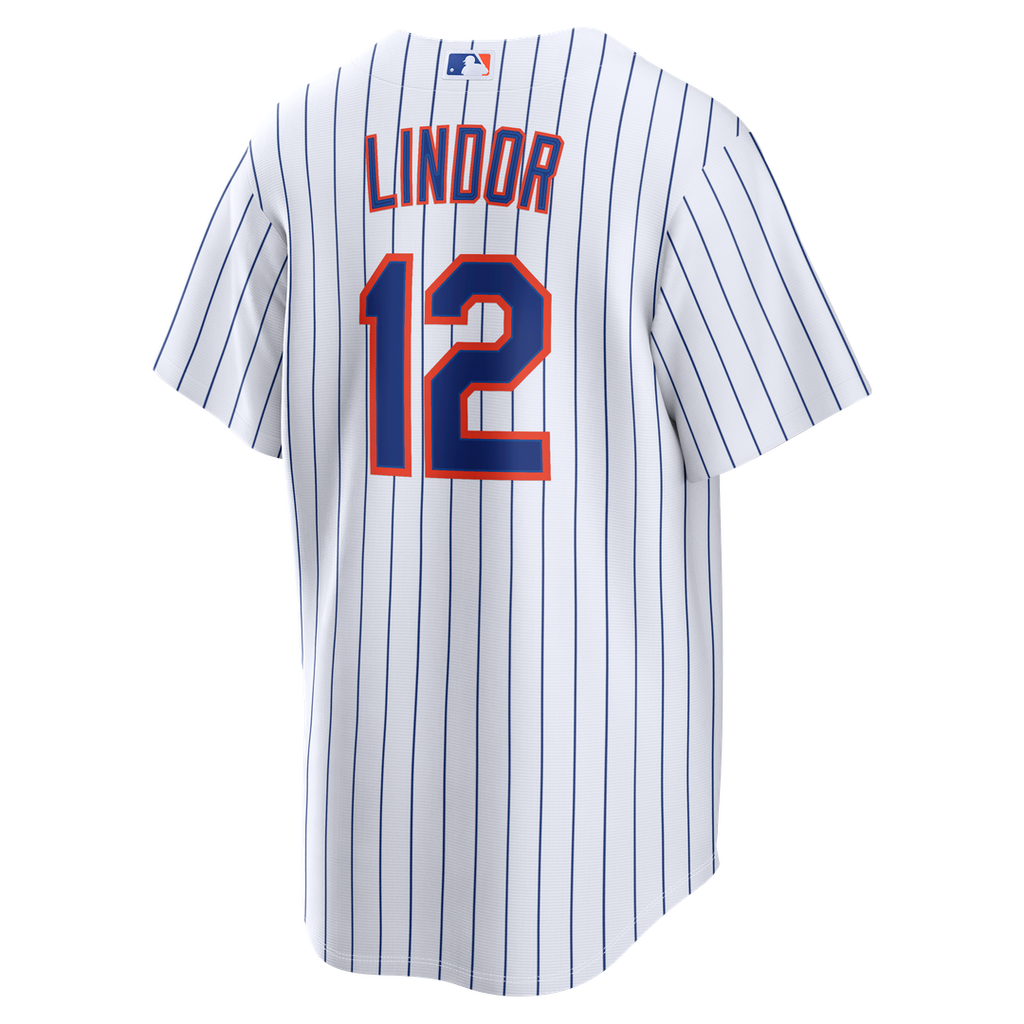 New York Mets Nike Francisco Lindor Home Replica Baseball Jersey - White