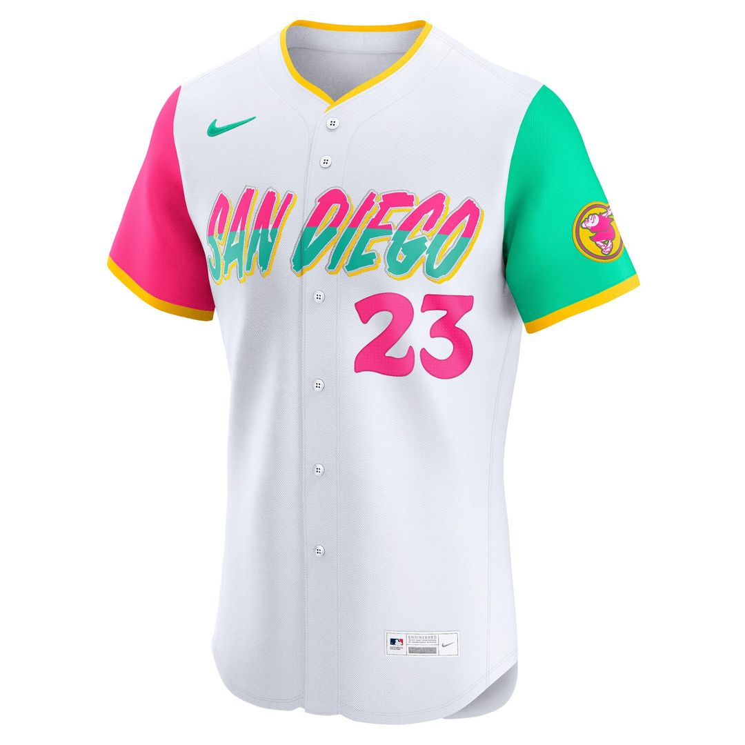 San Diego Padres Nike Fernando Tatis Jr. City Connect Elite Baseball Jersey - White