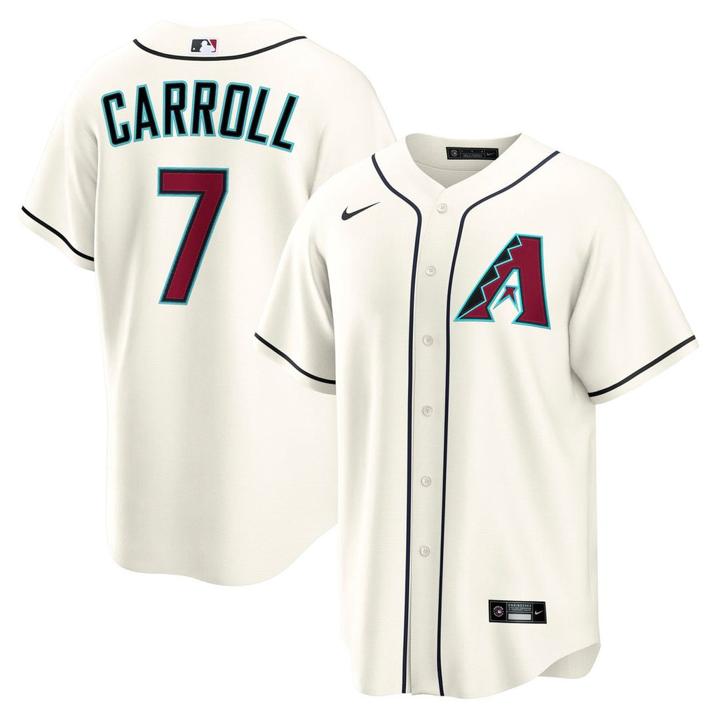 Arizona Diamondbacks Nike Corbin Carroll Home Replica Baseball Jersey - Cream