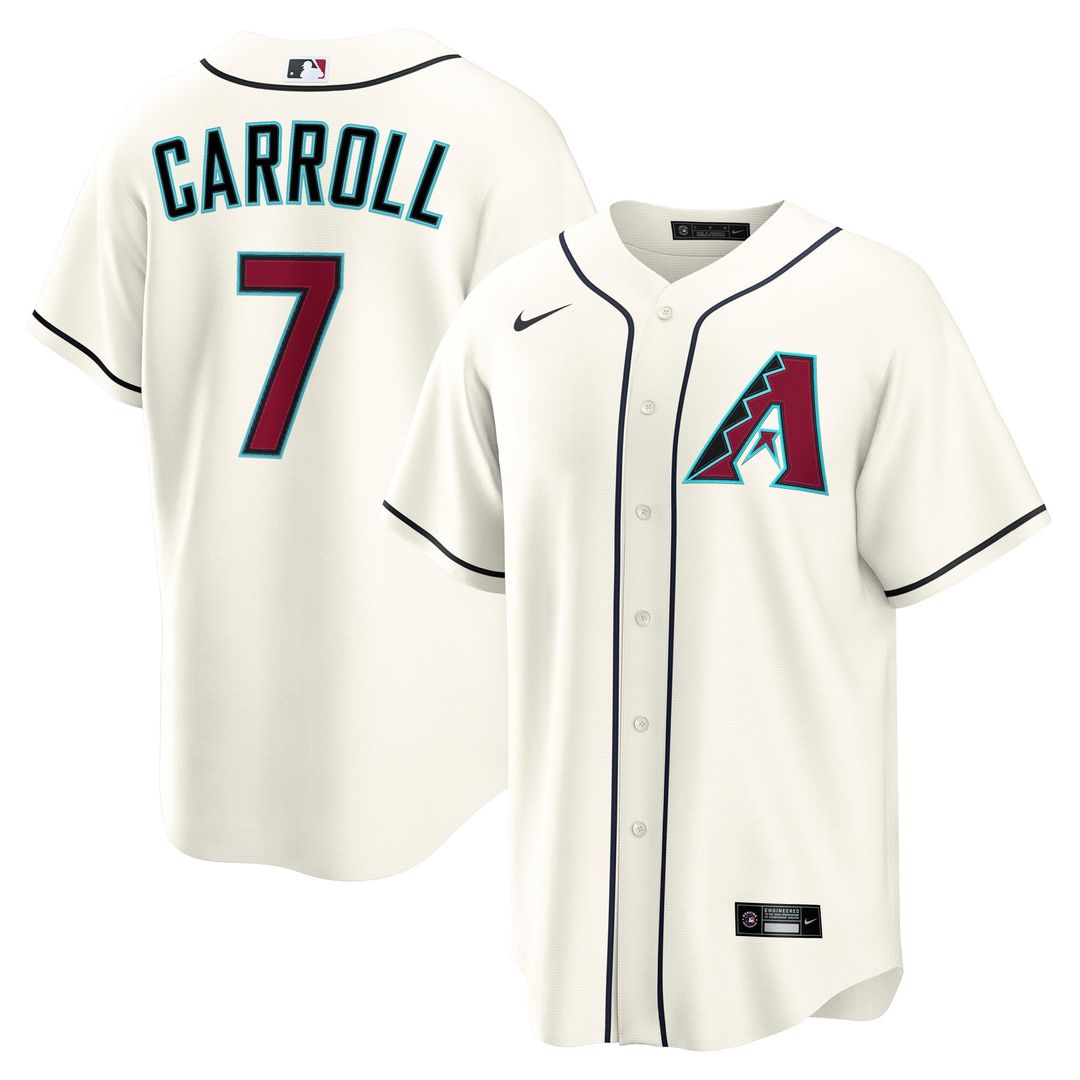 Arizona Diamondbacks Nike Corbin Carroll Home Replica Baseball Jersey - Cream
