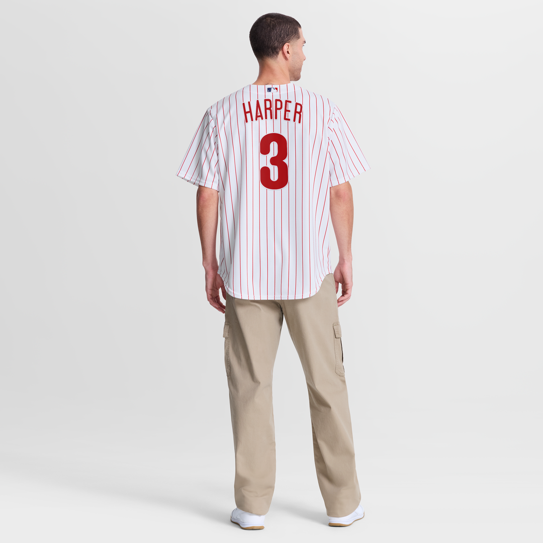 Philadelphia Phillies Nike Bryce Harper Home Replica Baseball Jersey - White