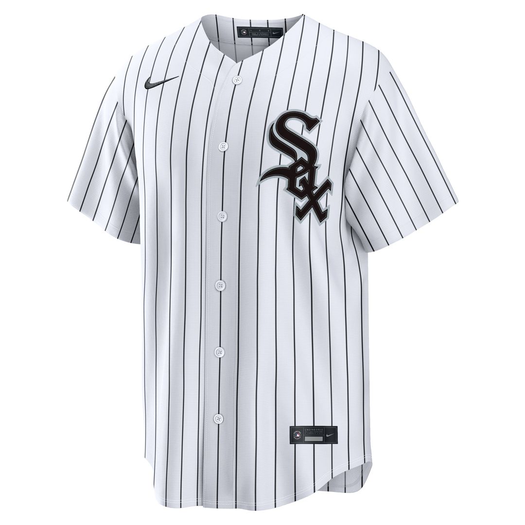 Chicago White Sox Nike Huascar Brazoban Home Replica Baseball Jersey - White
