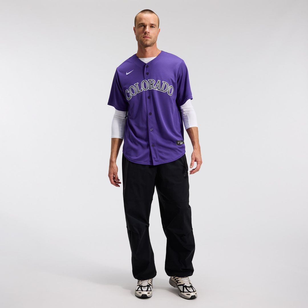Colorado Rockies Nike Alternate Replica Team Baseball Jersey - Purple