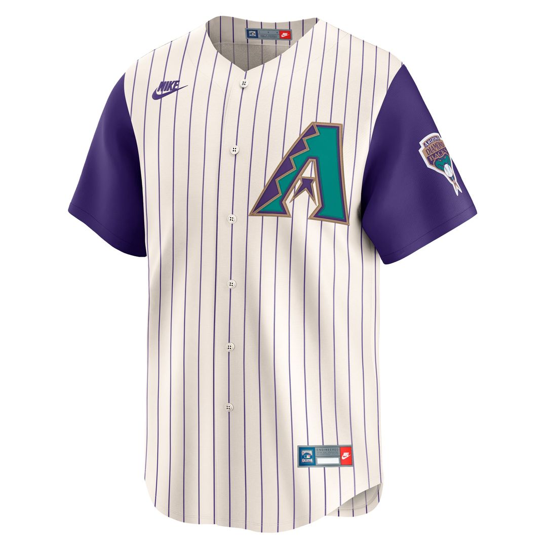 Arizona Diamondbacks Nike Randy Johnson Throwback Cooperstown Collection Limited Baseball Jersey - Black