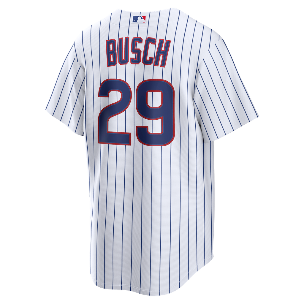 Chicago Cubs Nike Michael Busch Home Replica Baseball Jersey - White