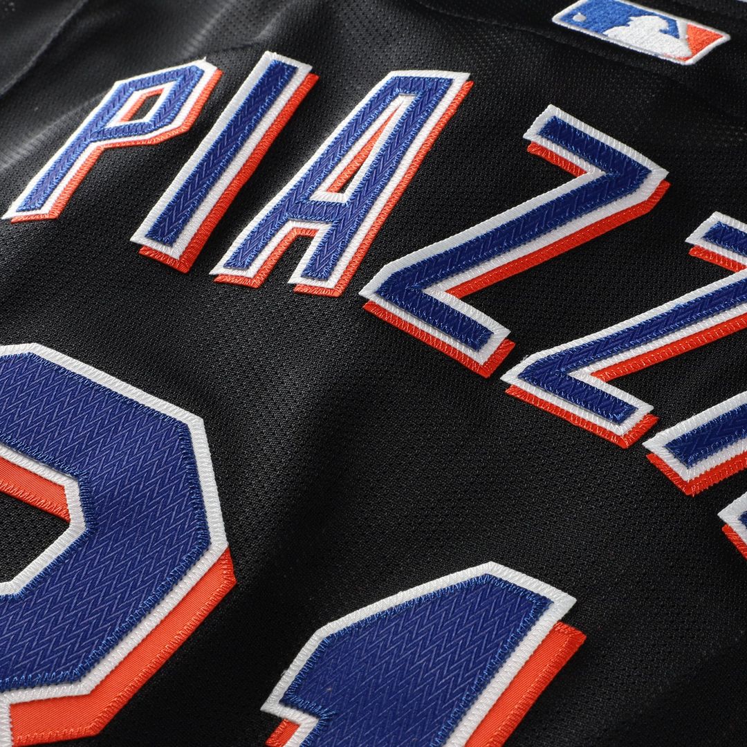 New York Mets Mitchell & Ness Mike Piazza Cooperstown Collection 2000 Batting Practice Baseball Jersey - Black