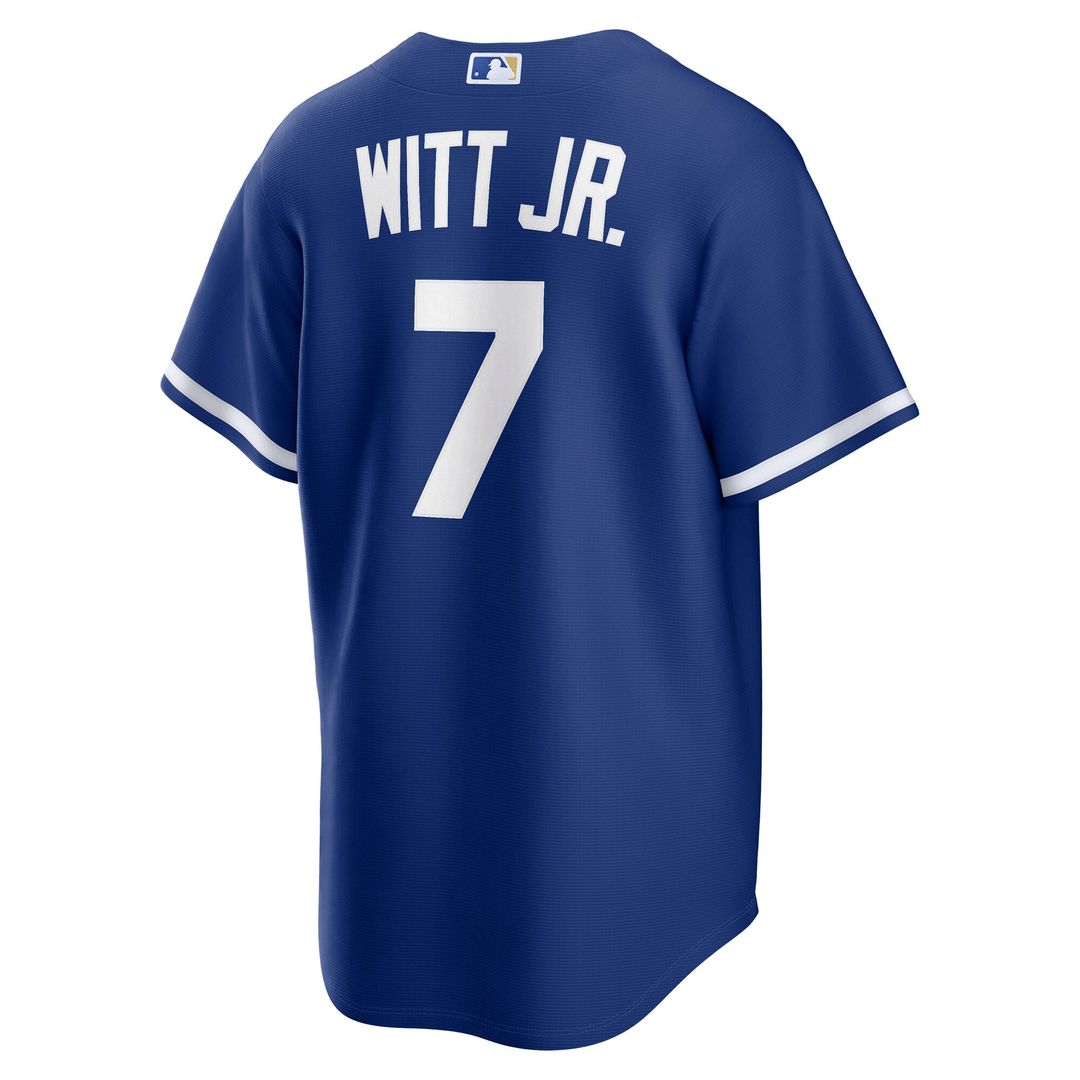 Kansas City Royals Nike Bobby Witt Jr. Alternate Replica Baseball Jersey - Royal