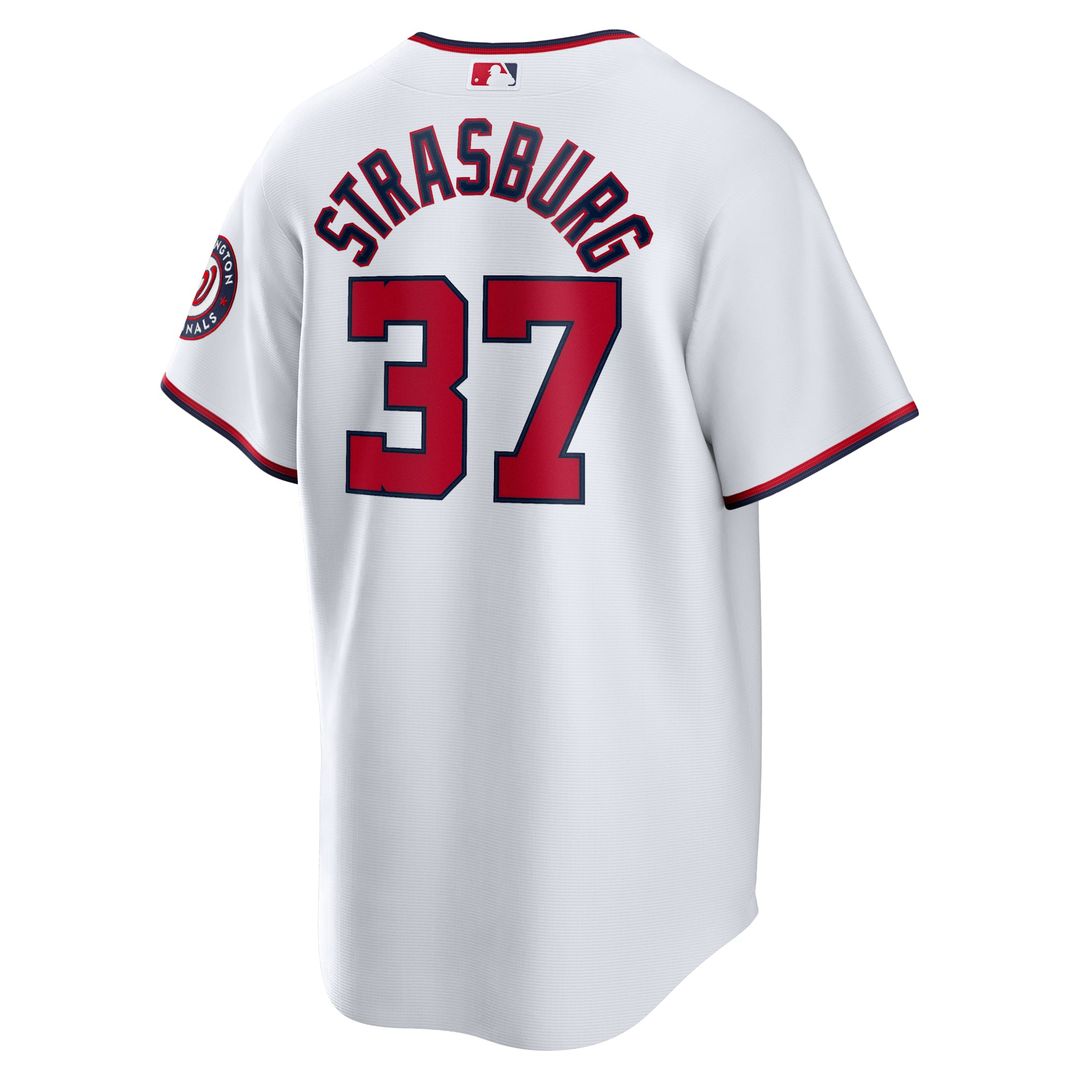 Washington Nationals Nike Stephen Strasburg Home Replica Baseball Jersey - White