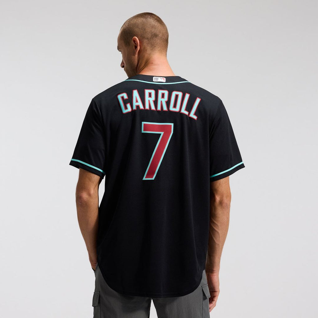 Arizona Diamondbacks Nike Corbin Carroll Road Replica Baseball Jersey - Gray