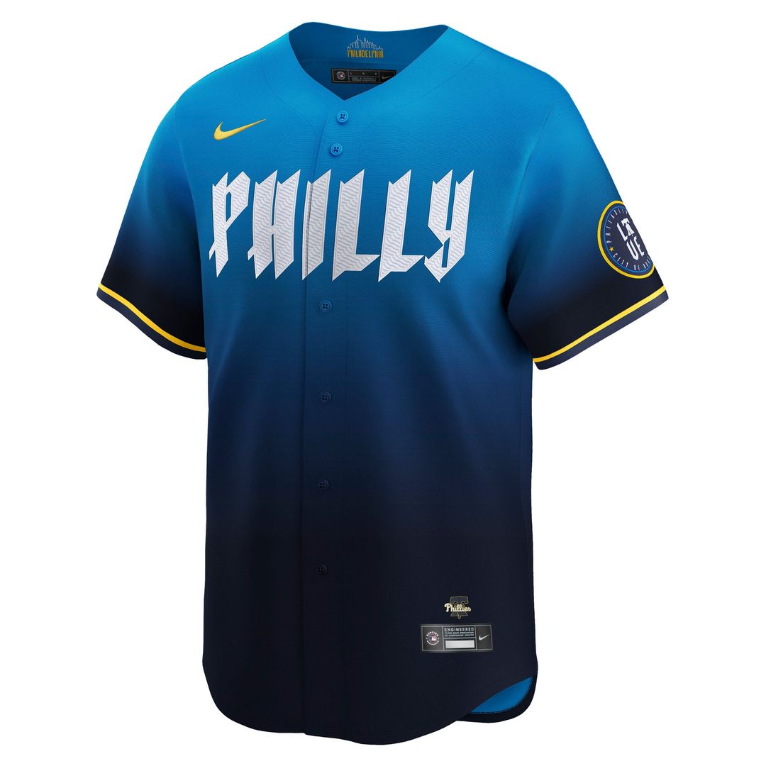 Philadelphia Phillies Nike Bryce Harper City Connect Limited Baseball Jersey - Blue