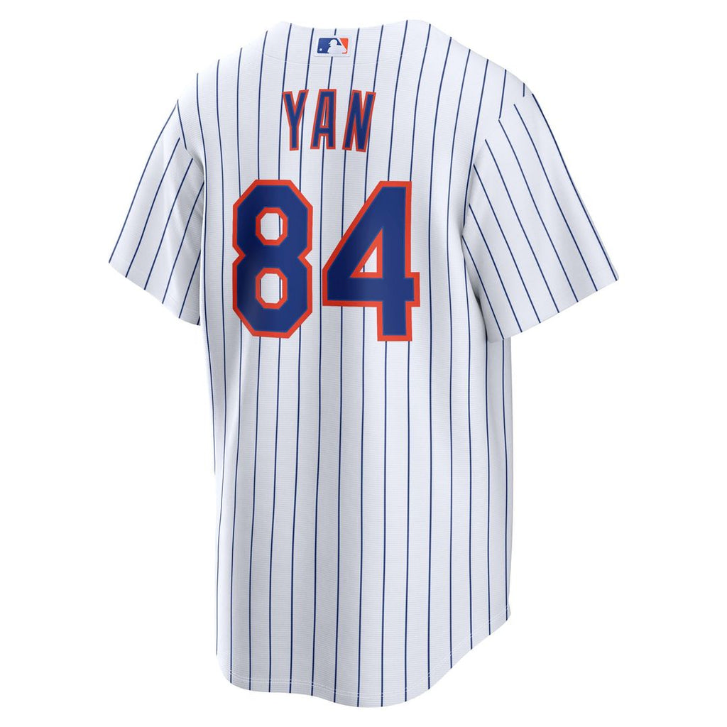 New York Mets Nike Jefry Yan Home Replica Baseball Jersey - White