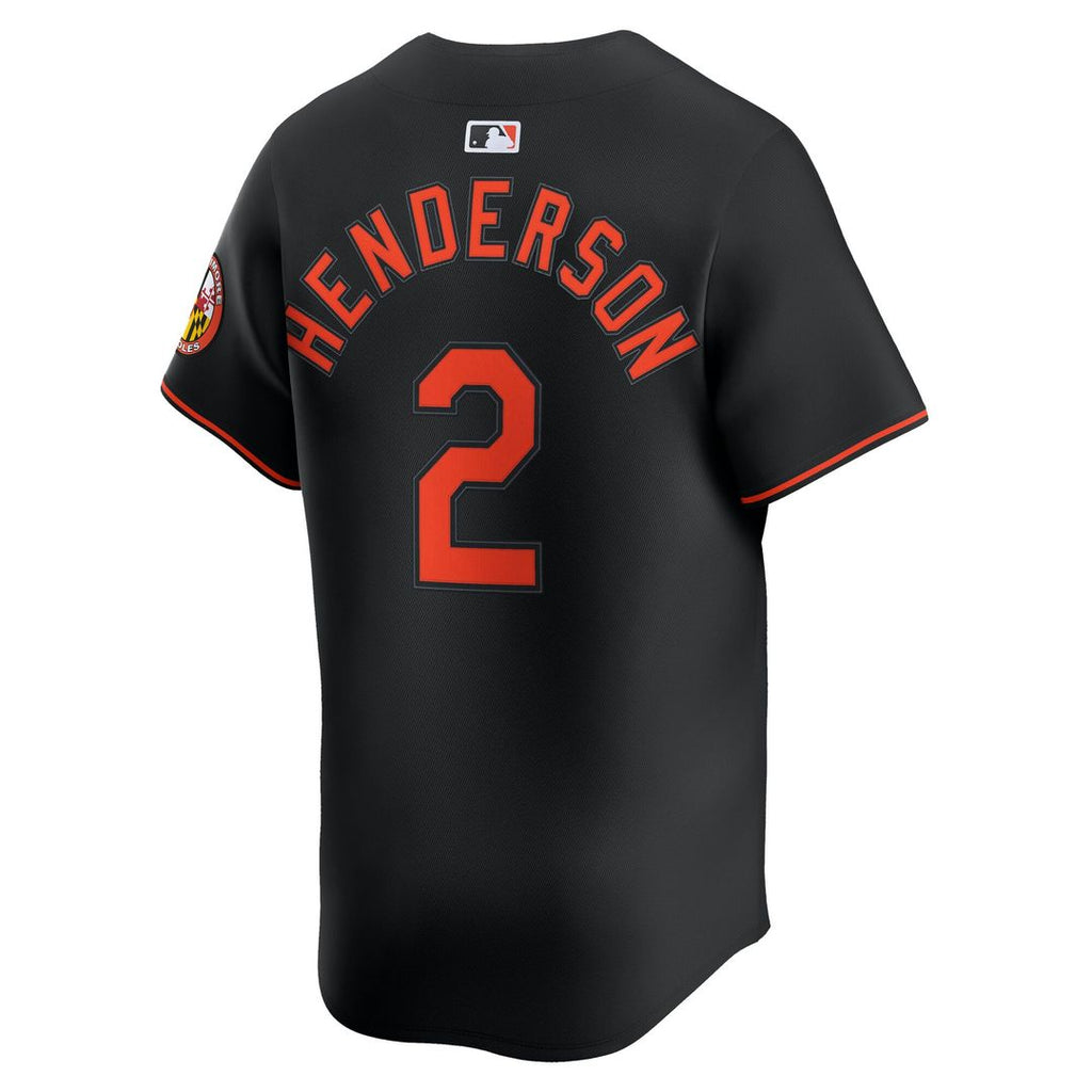 Baltimore Orioles Nike Gunnar Henderson Alternate Limited Baseball Jersey - Black