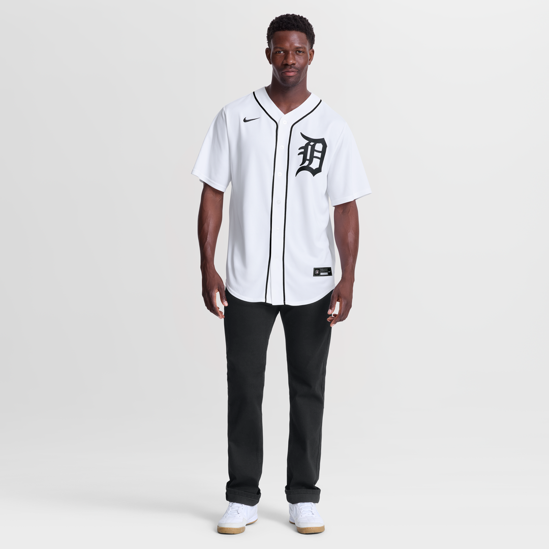 Detroit Tigers Nike Javier Báez Home Replica Baseball Jersey - White