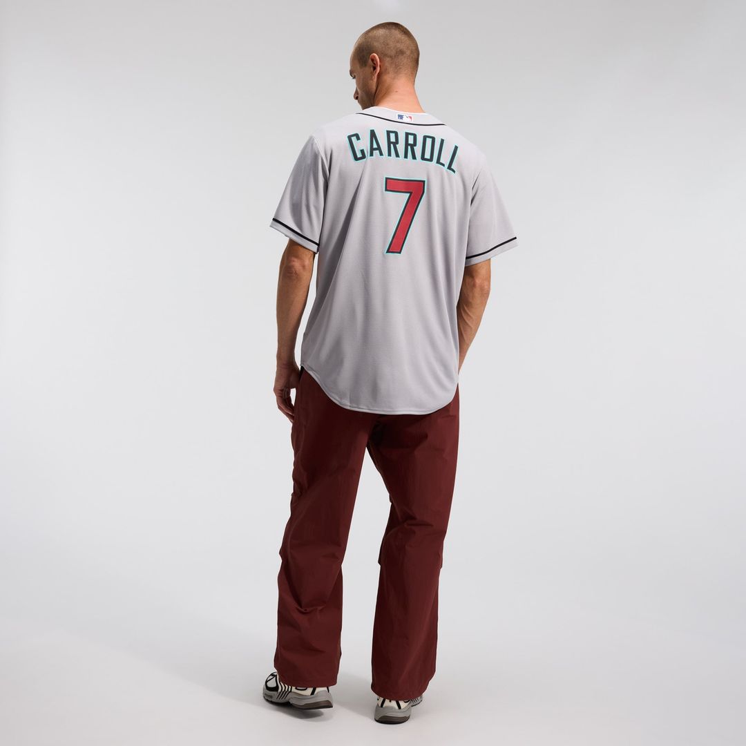 Arizona Diamondbacks Nike Corbin Carroll Road Replica Baseball Jersey - Gray