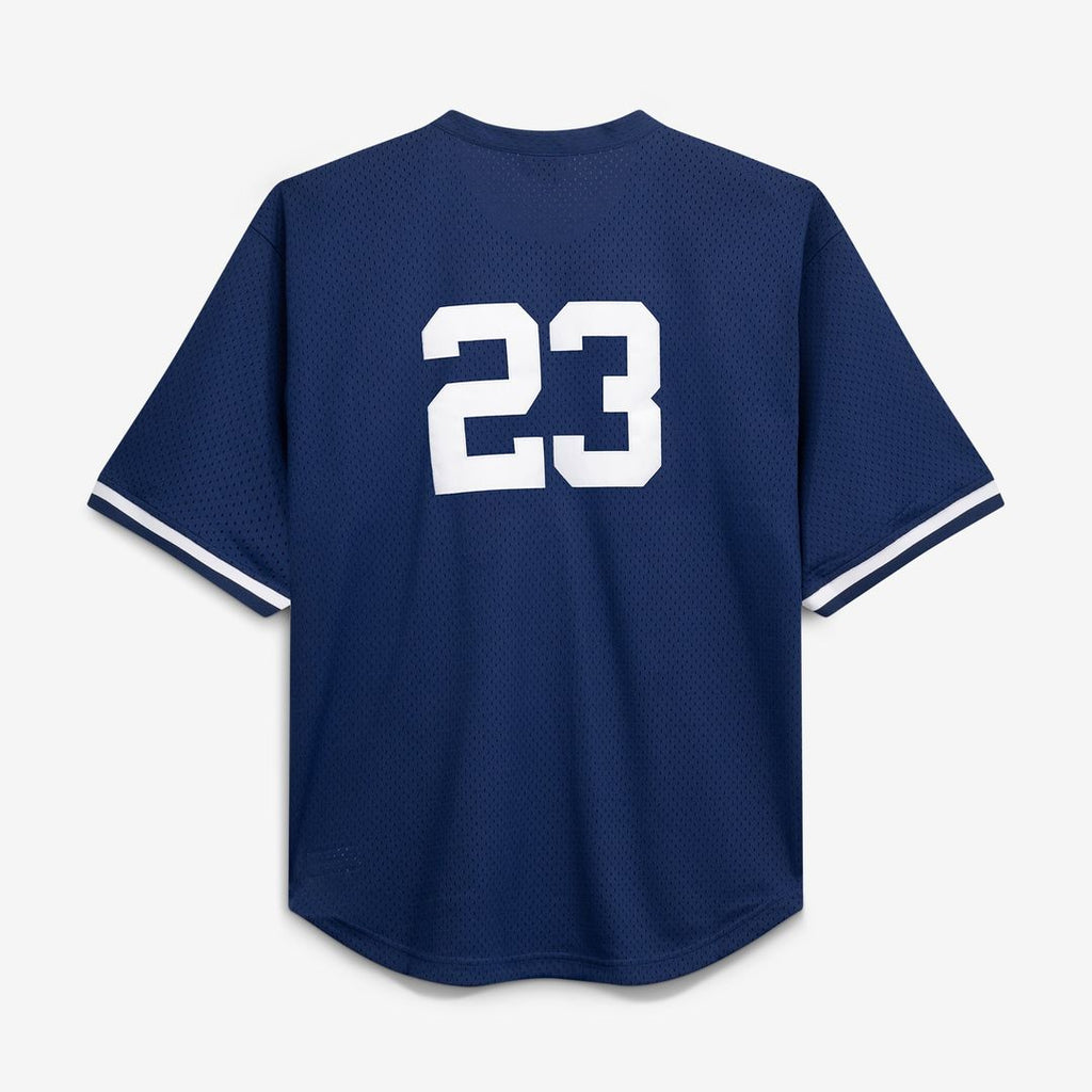 New York Yankees Mitchell & Ness Don Mattingly Cooperstown Collection Big & Tall Mesh Batting Practice Baseball Jersey - Navy