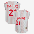 Cincinnati Reds Mitchell & Ness Deion Sanders 1997 Authentic Baseball Jersey - Gray