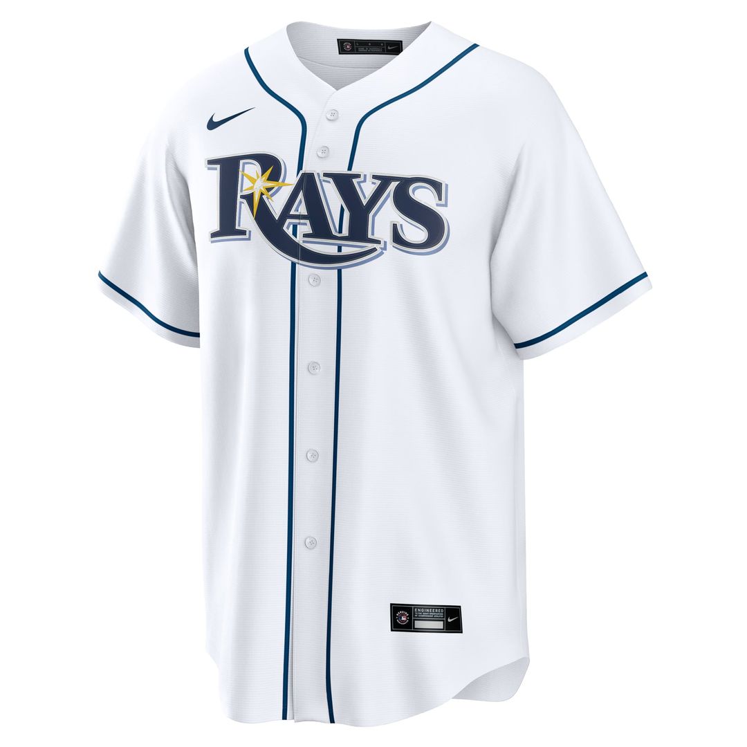 Tampa Bay Rays Nike Yandy Díaz Home Replica Baseball Jersey - White