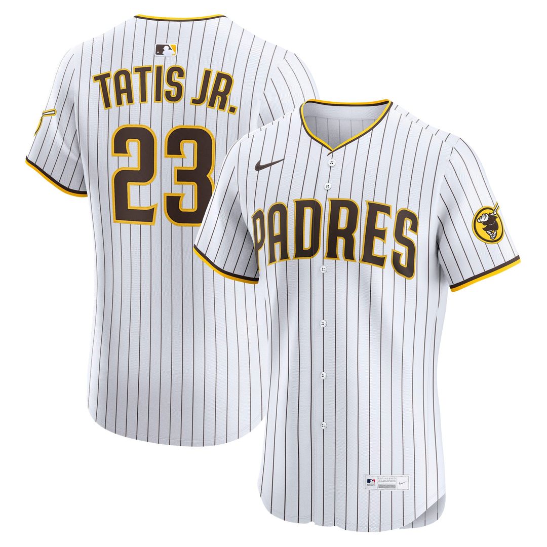 San Diego Padres Nike Fernando Tatis Jr. Elite Baseball Jersey - Khaki Sand