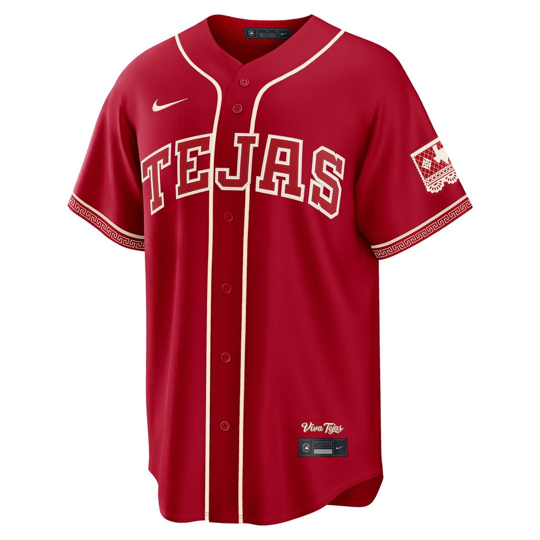 Texas Rangers Nike Brandon Nimmo 2026 City Connect Stadium Baseball Jersey - Red