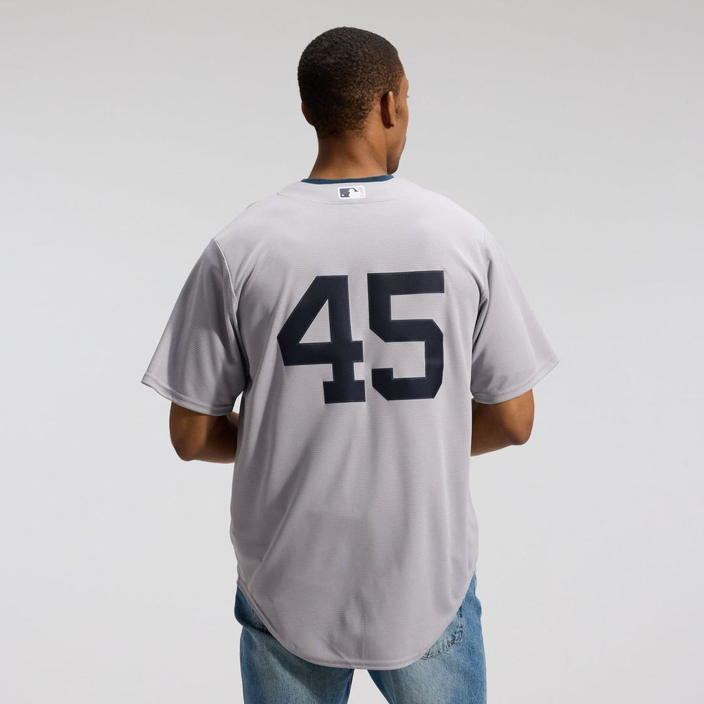 New York Yankees Nike Gerrit Cole Road Replica Baseball Jersey - Gray
