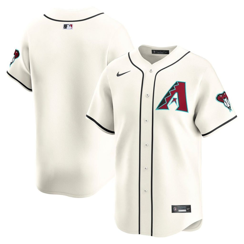 Arizona Diamondbacks Nike Home Limited Baseball Jersey - Cream