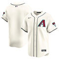 Arizona Diamondbacks Nike Home Limited Baseball Jersey - Cream